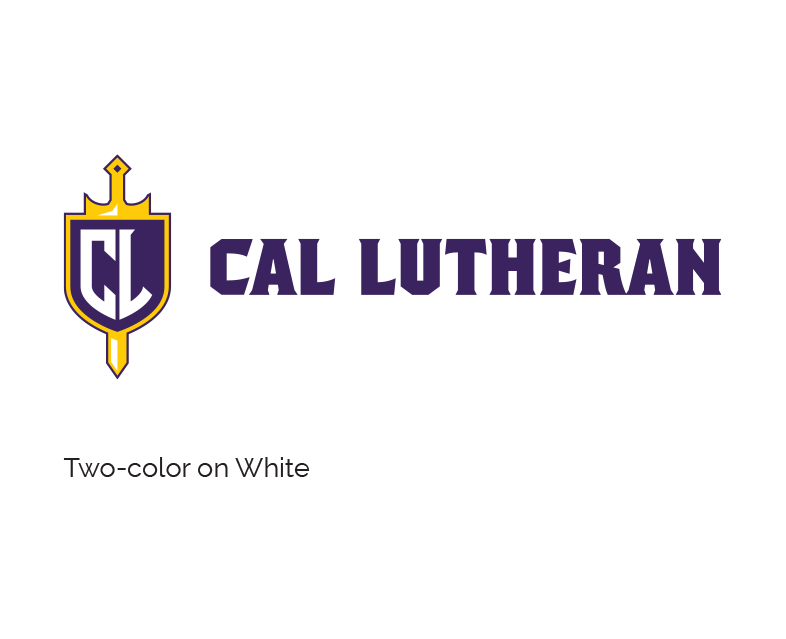 two-color on white