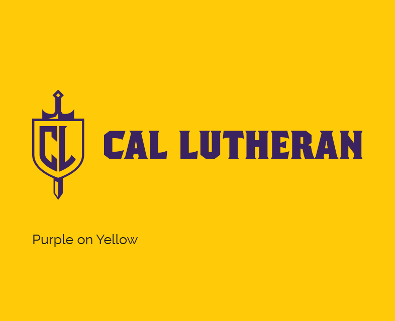 purple on yellow