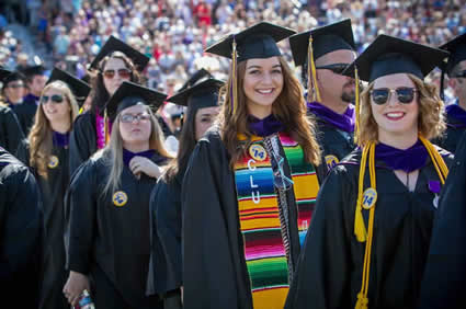 Students at Graduation